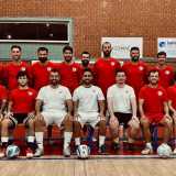 I ragazzi del Cus Bari, l�unica squadra barese di futsal: attualmente gioca il campionato federale di serie C1